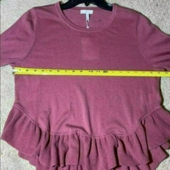 NWT MSRP $258 Joie Iona Wool-Silk Ruffled Sweater Women's Size Large - Picture 10 of 10